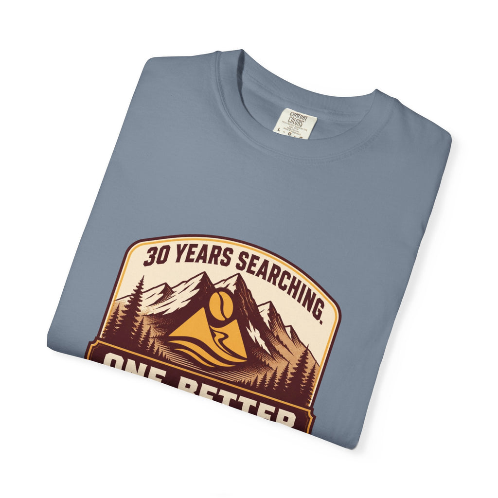 T-Shirt — 'One Better Standard' Vintage Mountain Badge Tee