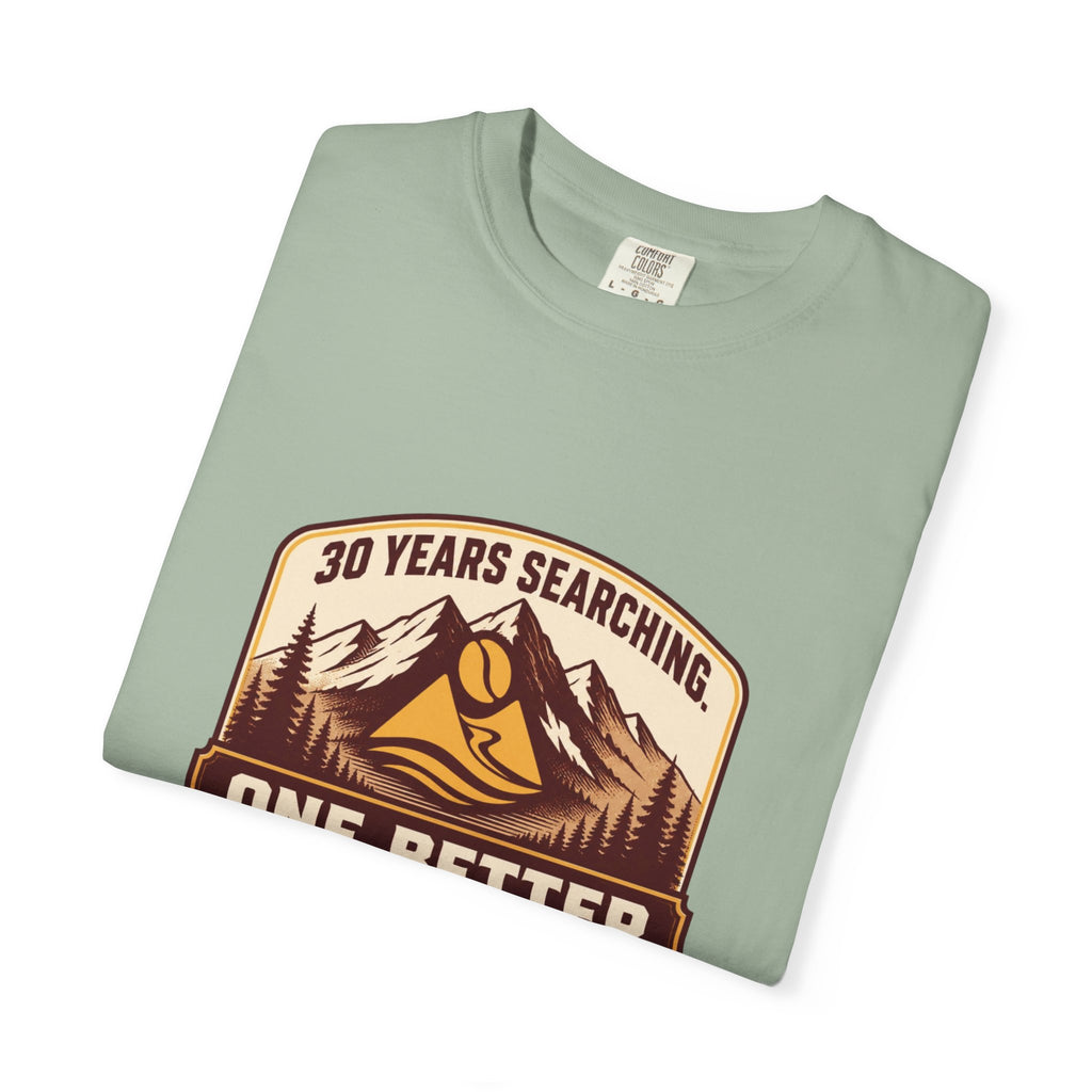 T-Shirt — 'One Better Standard' Vintage Mountain Badge Tee