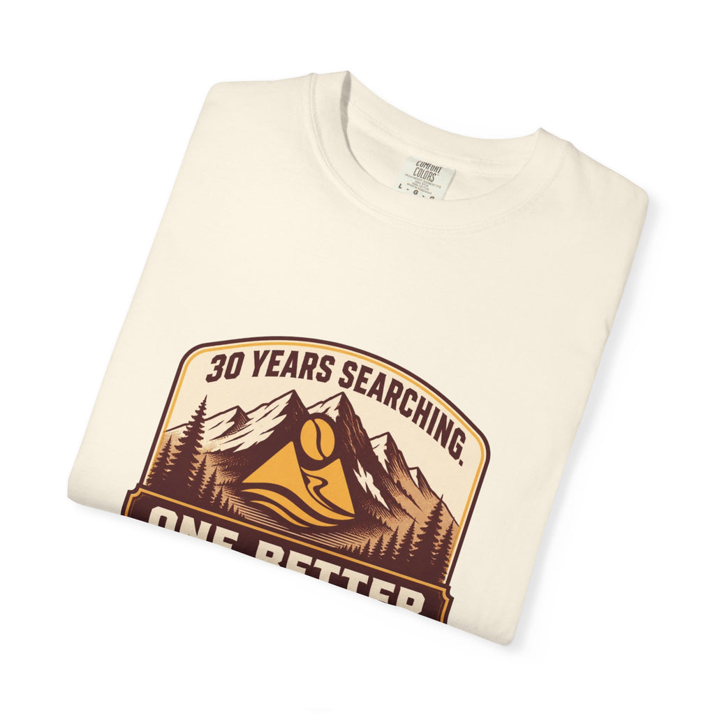 T-Shirt — 'One Better Standard' Vintage Mountain Badge Tee