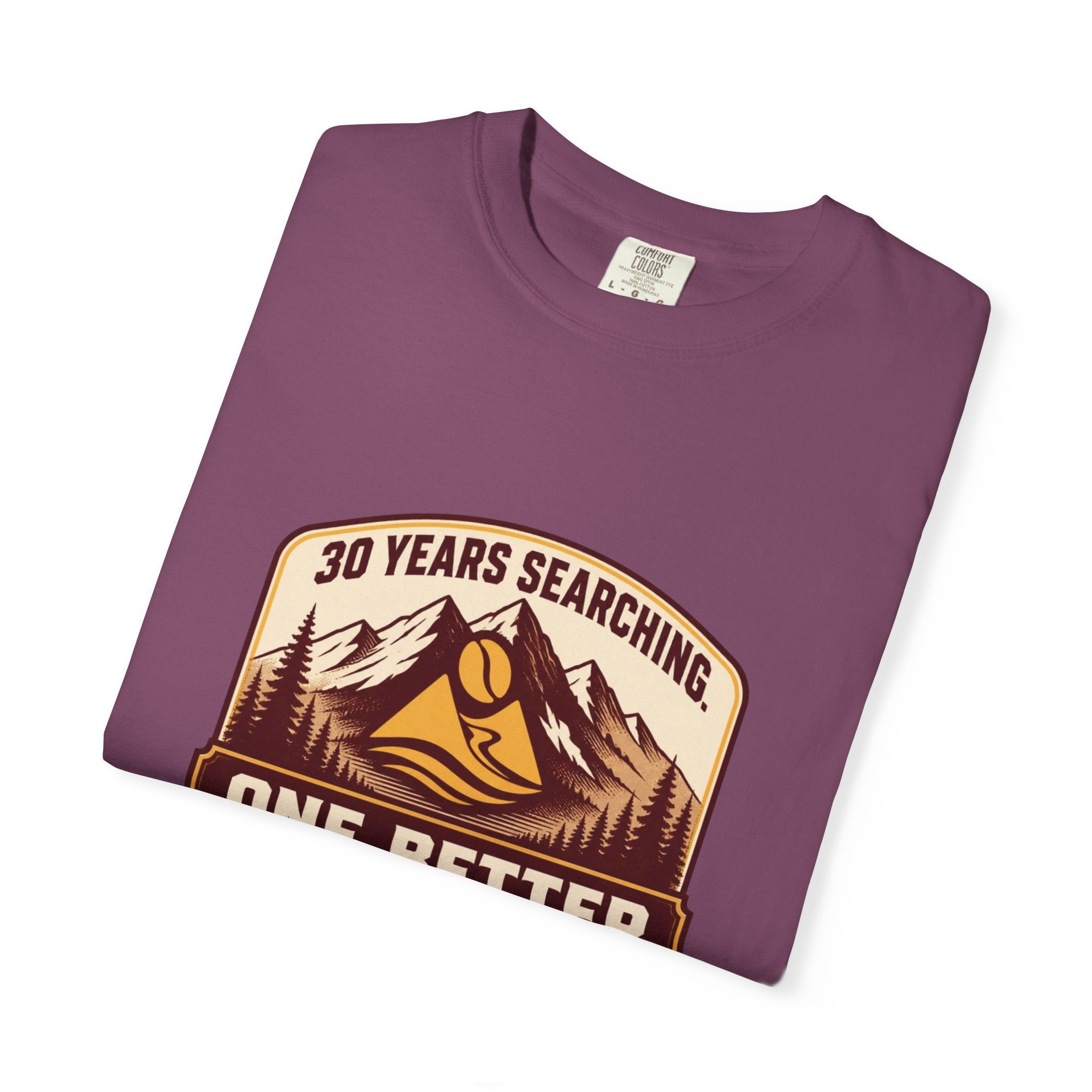 T-Shirt — 'One Better Standard' Vintage Mountain Badge Tee