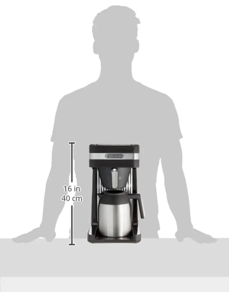 BUNN 55200 CSB3T Speed Brew Platinum Thermal Coffee Maker Stainless Steel, 10-Cup, Black - Crema Peaks Coffee
