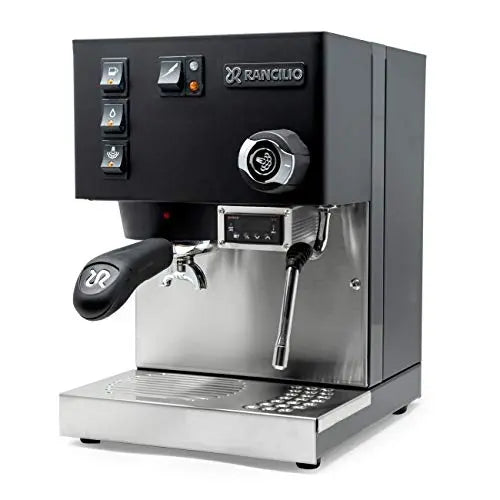 Rancilio Silvia Espresso Machine with PID | Pre-Infusion | Shot Timer | 2L (White) - Crema Peaks Coffee