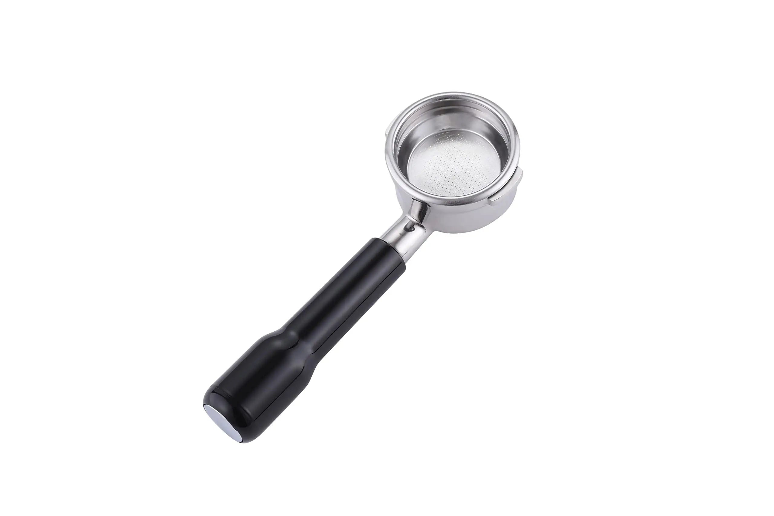 58mm Bottomless Portafilter Compatible with E61 Grouphead Flair 58, ECM, Rocket Espresso Machine Stainless Steel Naked Portafilter with Filter Basket Handle-Wooden, Rosewooden - Crema Peaks Coffee