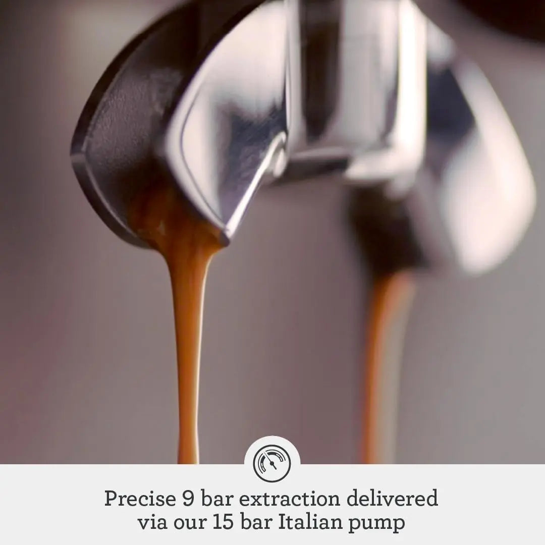 Breville Barista Pro Espresso Machine BES878BSS, Brushed Stainless Steel - Crema Peaks Coffee