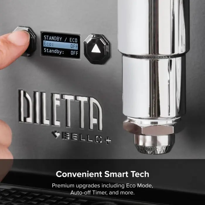 Diletta Bello+ Espresso Machine (White) - Crema Peaks Coffee