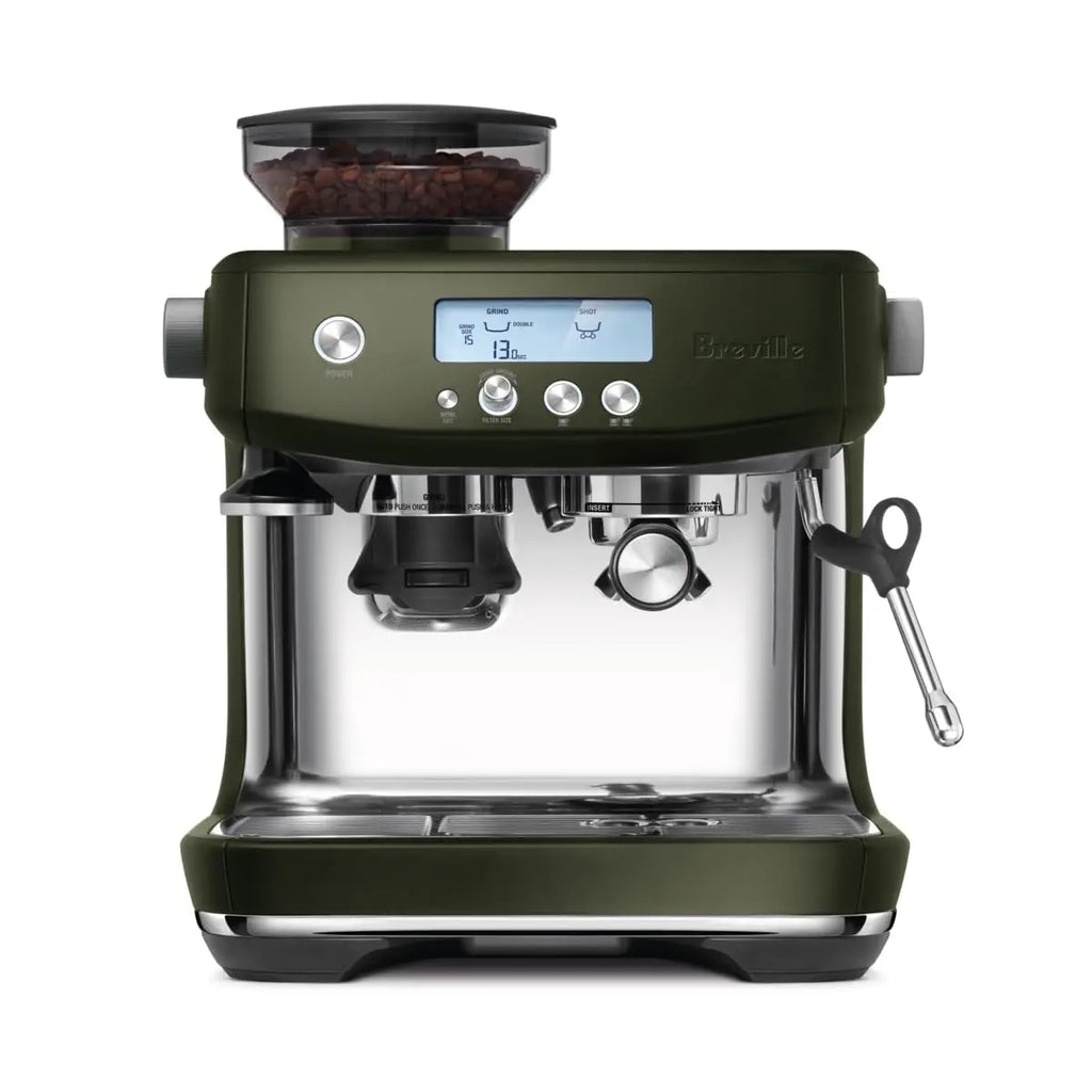Breville Barista Pro Espresso Machine BES878BSS, Brushed Stainless Steel - Crema Peaks Coffee