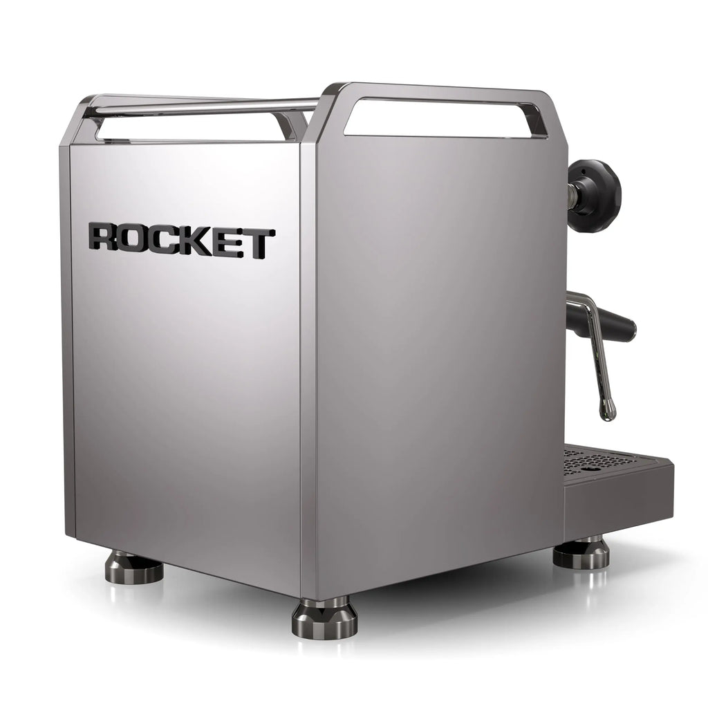 Rocket Espresso Giotto FAST V Espresso Machine | Vibratory Pump | Heat Exchanger | PID Temperature Control | (Chrome) - Crema Peaks Coffee