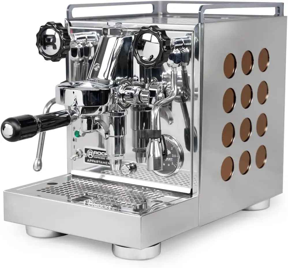 Rocket Espresso Appartamento Espresso Machine | E61 | Heat Exchanger | Copper - Crema Peaks Coffee
