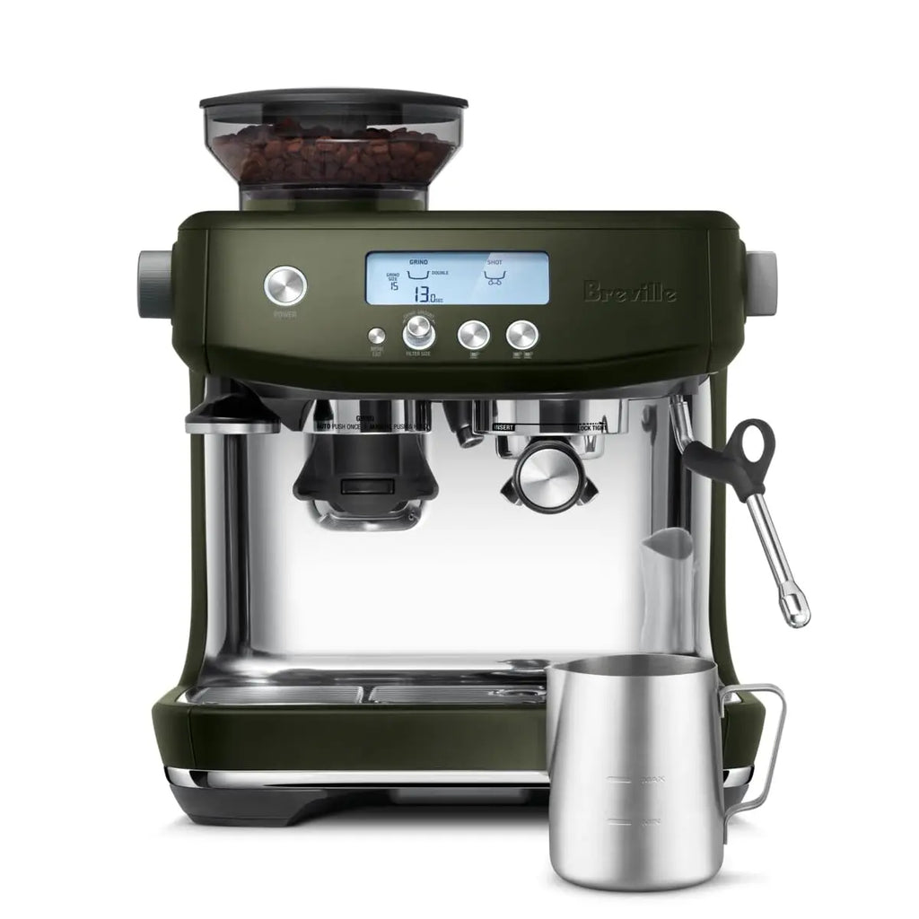 Breville Barista Pro Espresso Machine BES878BSS, Brushed Stainless Steel - Crema Peaks Coffee