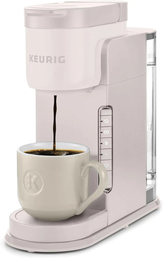 Keurig K-Express Single Serve K-Cup Pod Coffee Maker, 3 Brew Sizes, Strong Button Feature, 42oz Removable Reservoir, Warm Stone - Crema Peaks Coffee