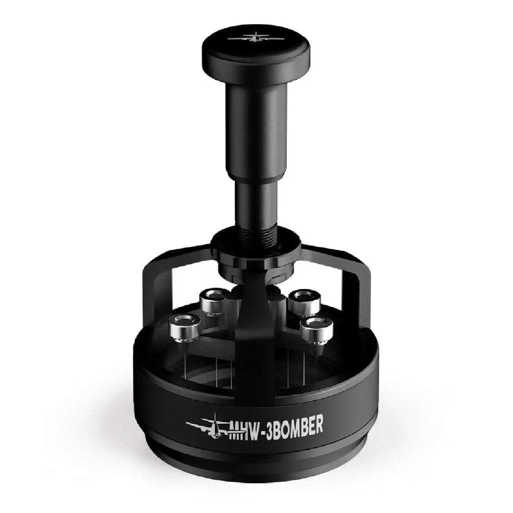 WDT Tool Espresso 54mm for Breville, MHW-3BOMBER Espresso Distribution Tool with Magnetic Base for Barista, Adjustable Depth Needle Distributor Tool, Coffee Stirrer Tools, YU Series Cyclone, T5959 - Crema Peaks Coffee