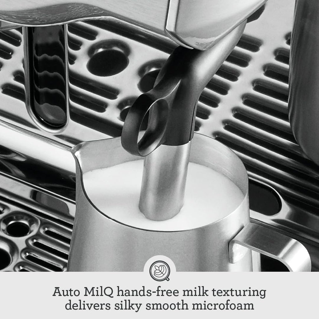 Breville Oracle Espresso Machine BES980XL, Brushed Stainless Steel - Crema Peaks Coffee
