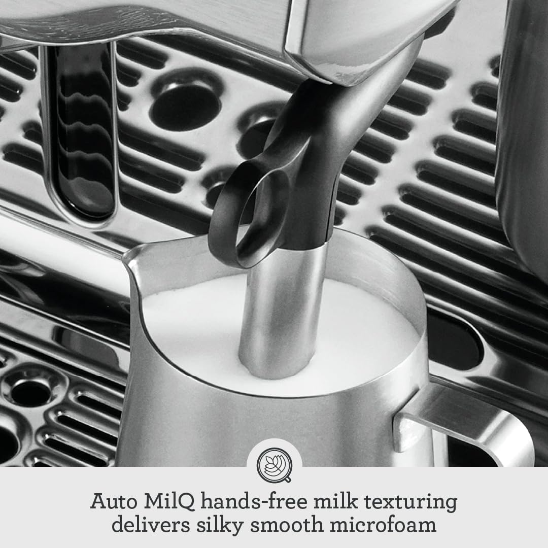 Breville Oracle Espresso Machine BES980XL, Brushed Stainless Steel - Crema Peaks Coffee