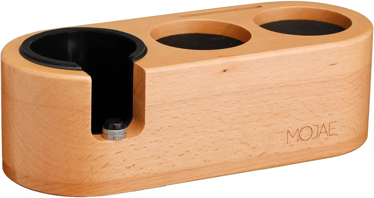 Espresso Tamping Station, MOJAE Coffee Tamper Station, Espresso Organizer Station, Fits for 51/54/58mm Portafilter,Tamper,Distributor and Puck Screen - Crema Peaks Coffee
