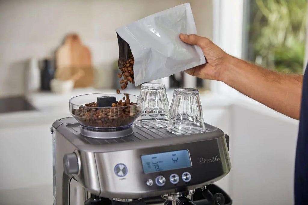Breville Barista Pro Espresso Machine BES878BSS, Brushed Stainless Steel - Crema Peaks Coffee