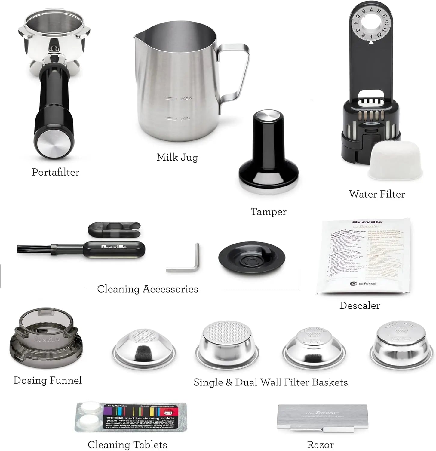 Breville Barista Pro Espresso Machine BES878BSS, Brushed Stainless Steel - Crema Peaks Coffee