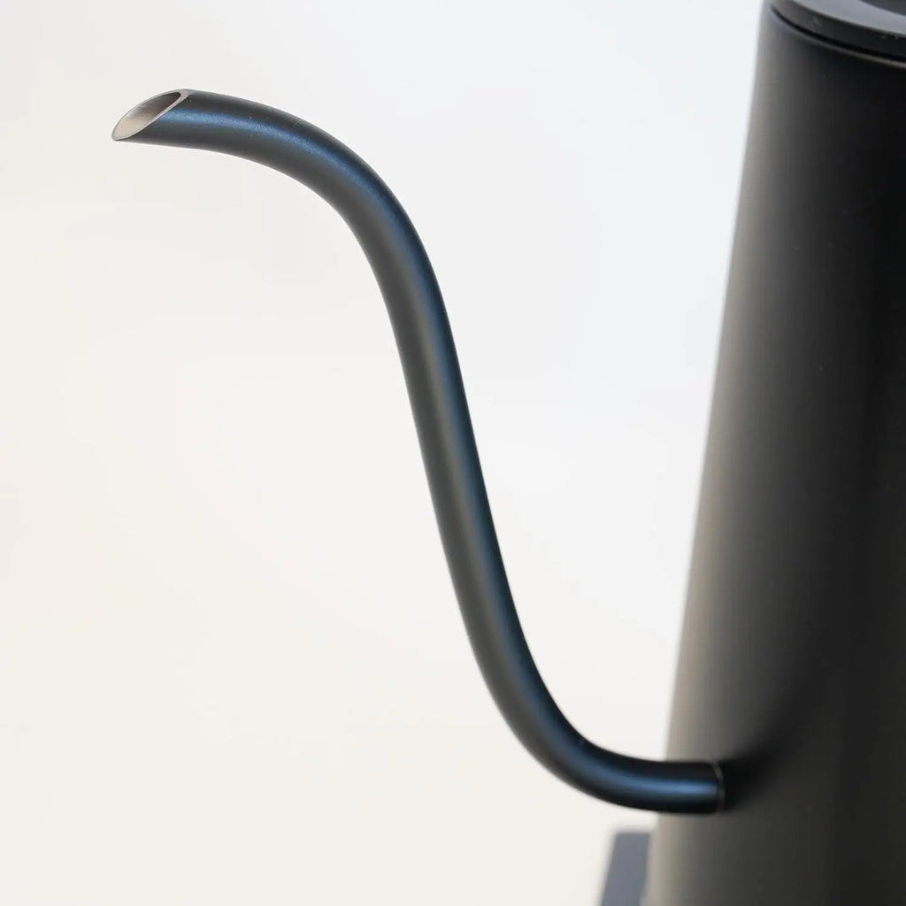 Electric Pour Over Kettle | 600ml Stainless Steel Gooseneck Kettle with Precise Temperature Control, Rapid Heating, and Ergonomic Handle - Crema Peaks Coffee