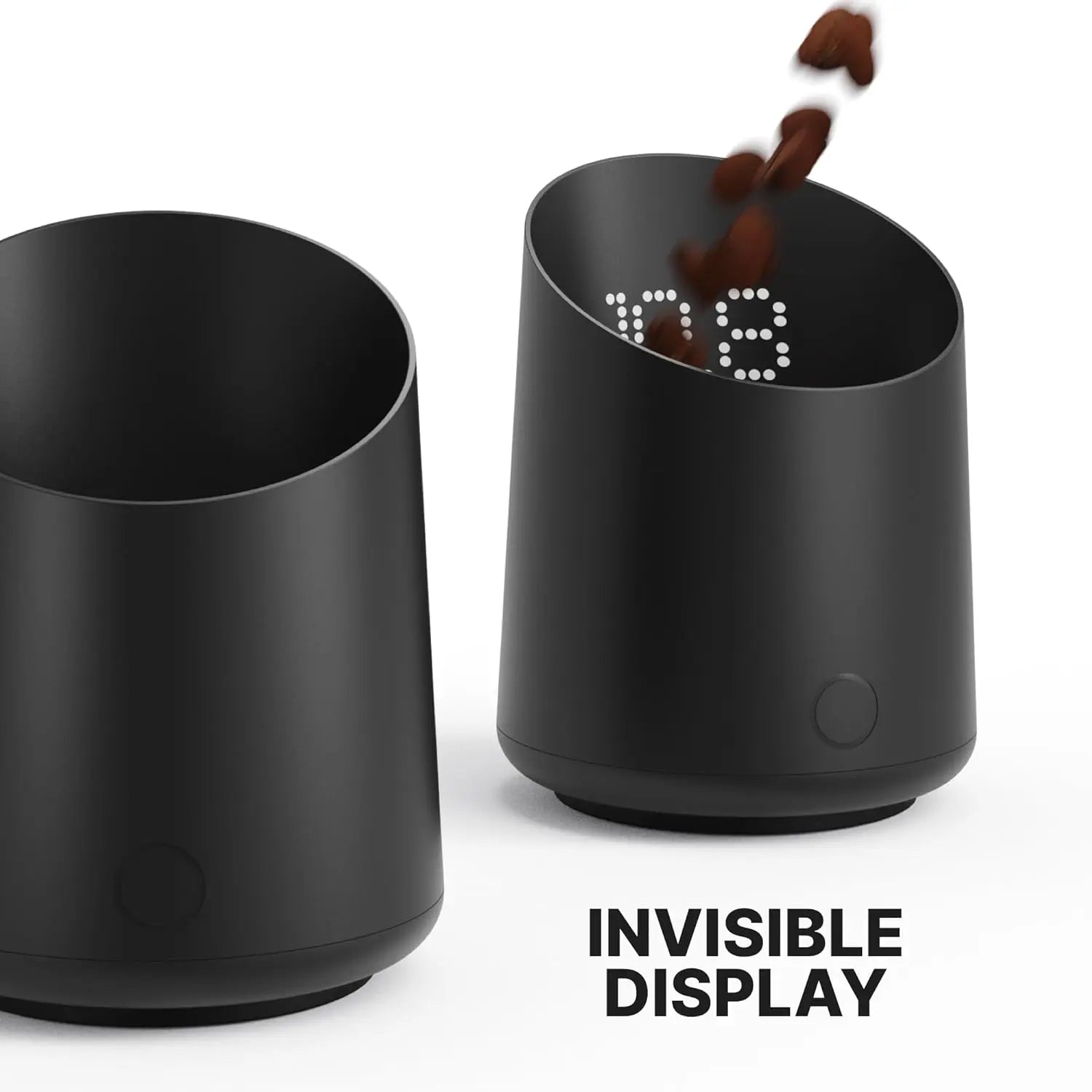 Digital Dosing Cup with LED Display – Sleek & Precise Scale - Subminimal Subscale Dosing & Brewing Accessories, Measures Coffee Grounds for Espresso - Black - Crema Peaks Coffee