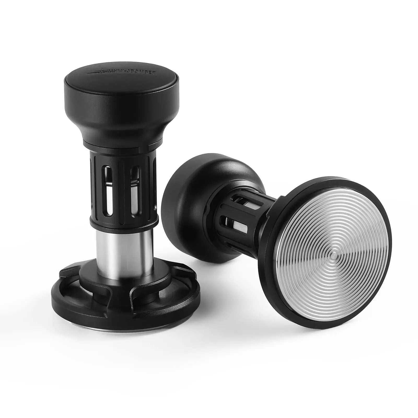 58mm Espresso Tamper, MHW-3BOMBER Coffee Tamper with Sound Feedback for Barista, Impact Tamper Tool Espresso Espresso Hand Tamper with 4 Spring Loaded Fits 58mm Portafilter, YU Series, T5862-OS - Crema Peaks Coffee