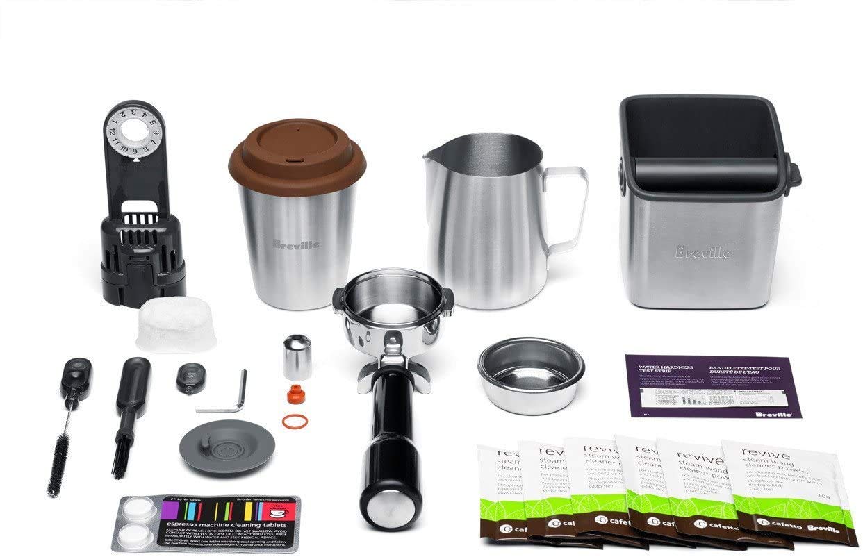 Breville Oracle Espresso Machine BES980XL, Brushed Stainless Steel - Crema Peaks Coffee