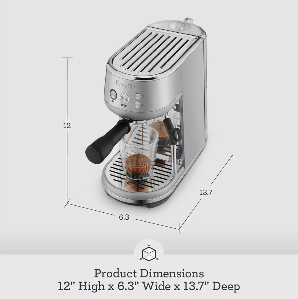 Breville Bambino Espresso Machine BES450BSS, Brushed Stainless Steel - Crema Peaks Coffee
