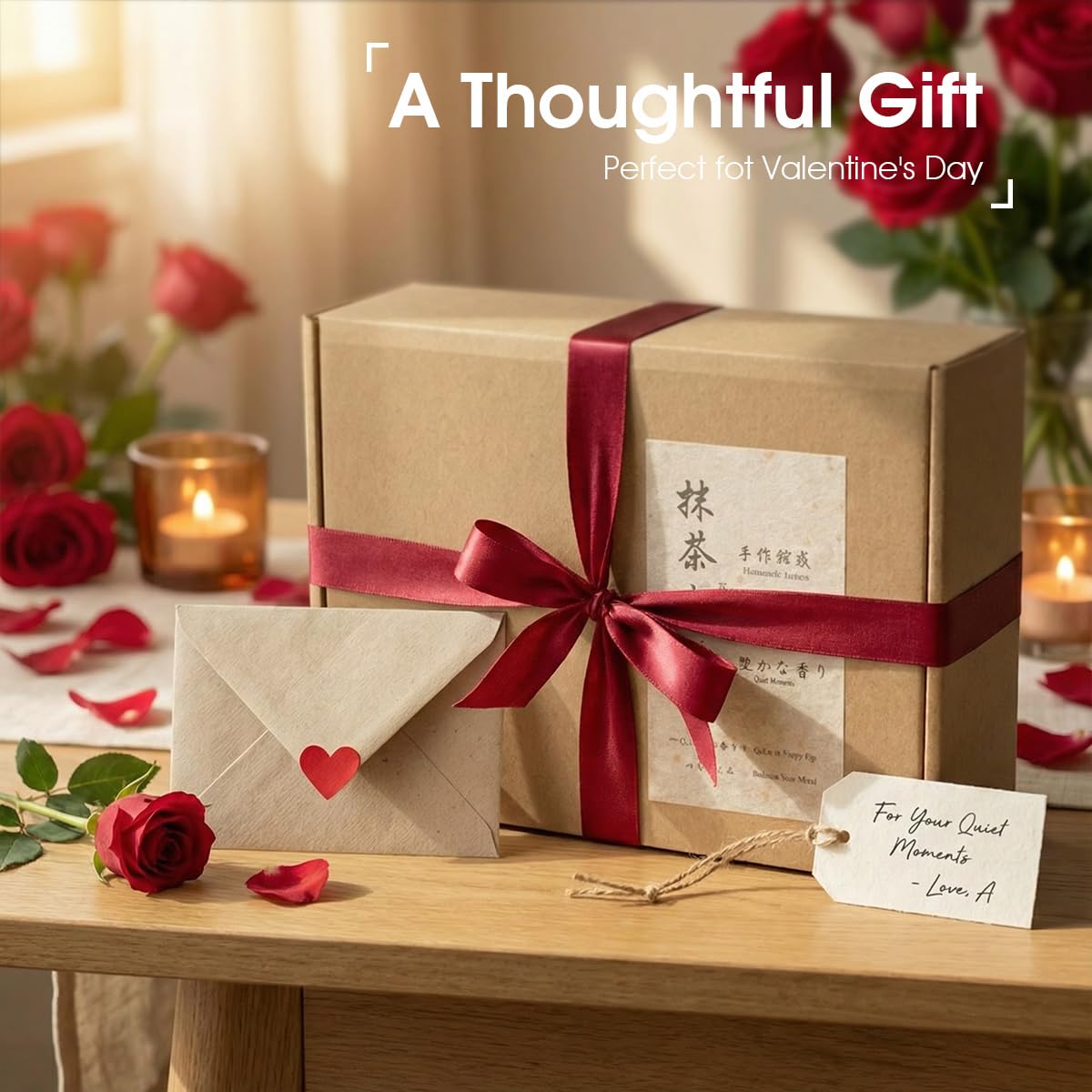 7-Piece Matcha Set with Ceramic Matcha Bowl, Bamboo Whisk (Chasen) & Holder, Sifter, Tea Scoop & Rest, Special Bamboo Tea Mat - Perfect Matcha Kit for Matcha Lovers & Gift Giving, Gilded