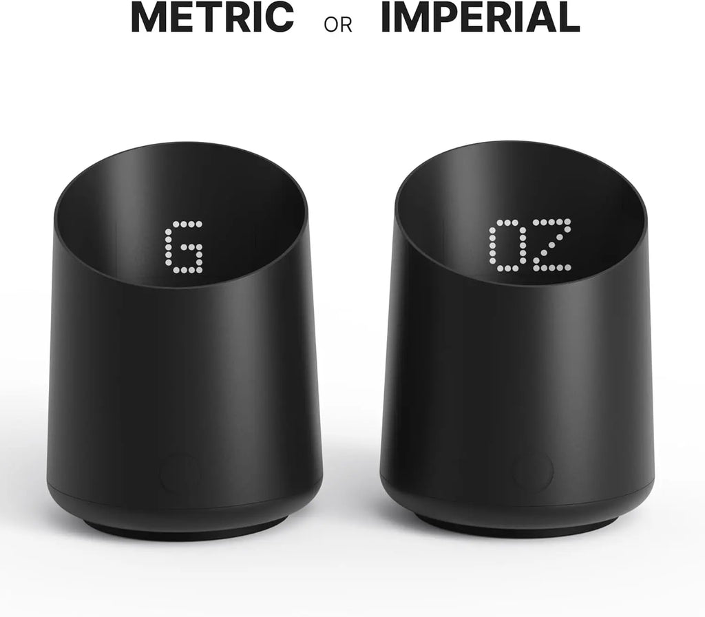 Digital Dosing Cup with LED Display – Sleek & Precise Scale - Subminimal Subscale Dosing & Brewing Accessories, Measures Coffee Grounds for Espresso - Black - Crema Peaks Coffee