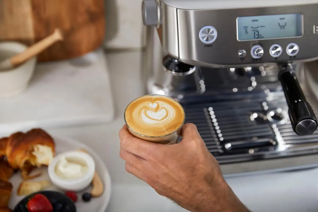 Breville Barista Pro Espresso Machine BES878BSS, Brushed Stainless Steel - Crema Peaks Coffee