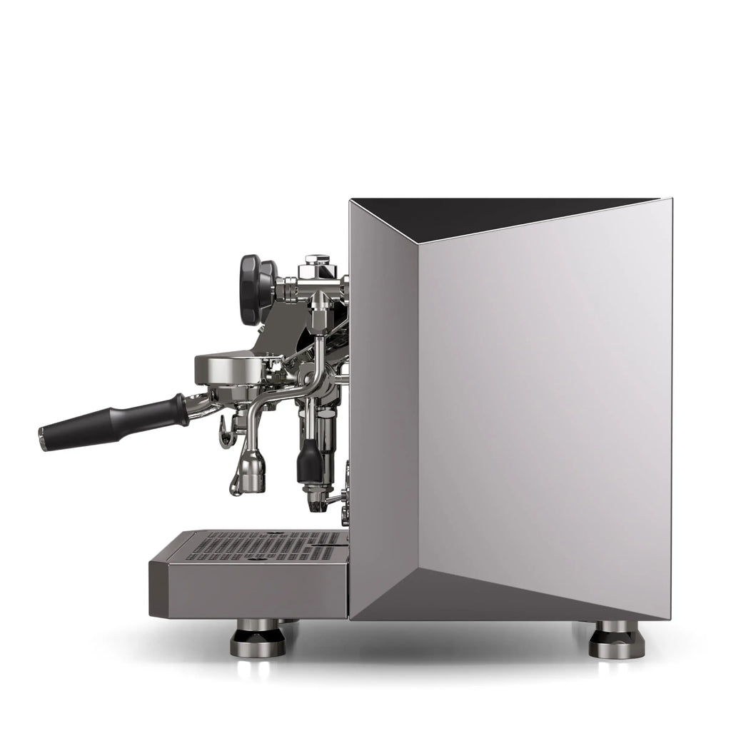 Rocket Espresso Giotto FAST V Espresso Machine | Vibratory Pump | Heat Exchanger | PID Temperature Control | (Chrome) - Crema Peaks Coffee