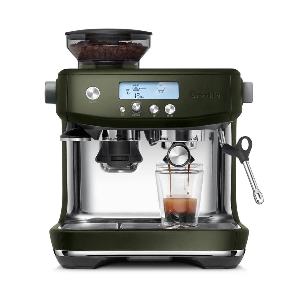 Breville Barista Pro Espresso Machine BES878BSS, Brushed Stainless Steel - Crema Peaks Coffee