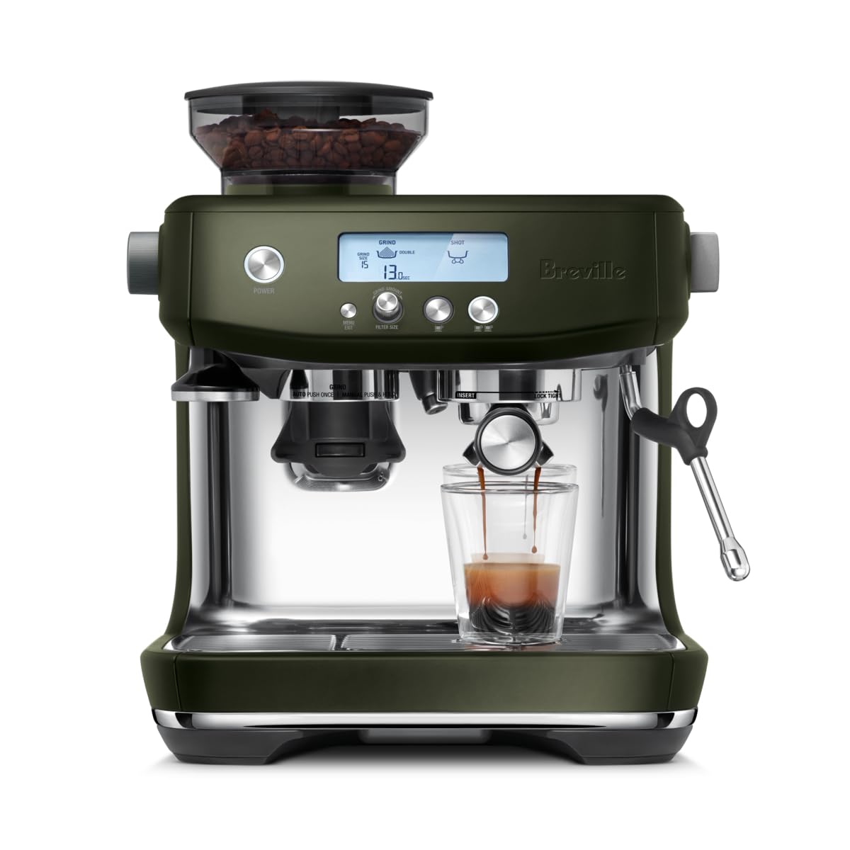 Breville Barista Pro Espresso Machine BES878BSS, Brushed Stainless Steel