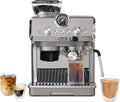 De'Longhi La Specialista Arte Evo Espresso Machine - Compact Cold Brew Coffee Maker with Grinder, Milk Steam Wand/Frother & Tamping Tools - Home Barista Kit for Lattes, Cappuccinos, Iced Coffee - Crema Peaks Coffee