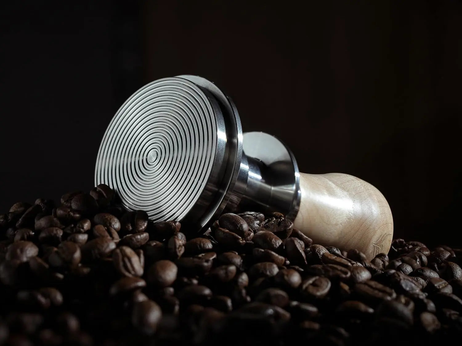 Tamper 58mm Auto-Leveling Calibrated Spring Loaded Design Stainless Steel Ripple Base 58 mm Espresso Tamper Tool with 20lb / 25lb / 30lbs Replacement Springs - Crema Peaks Coffee