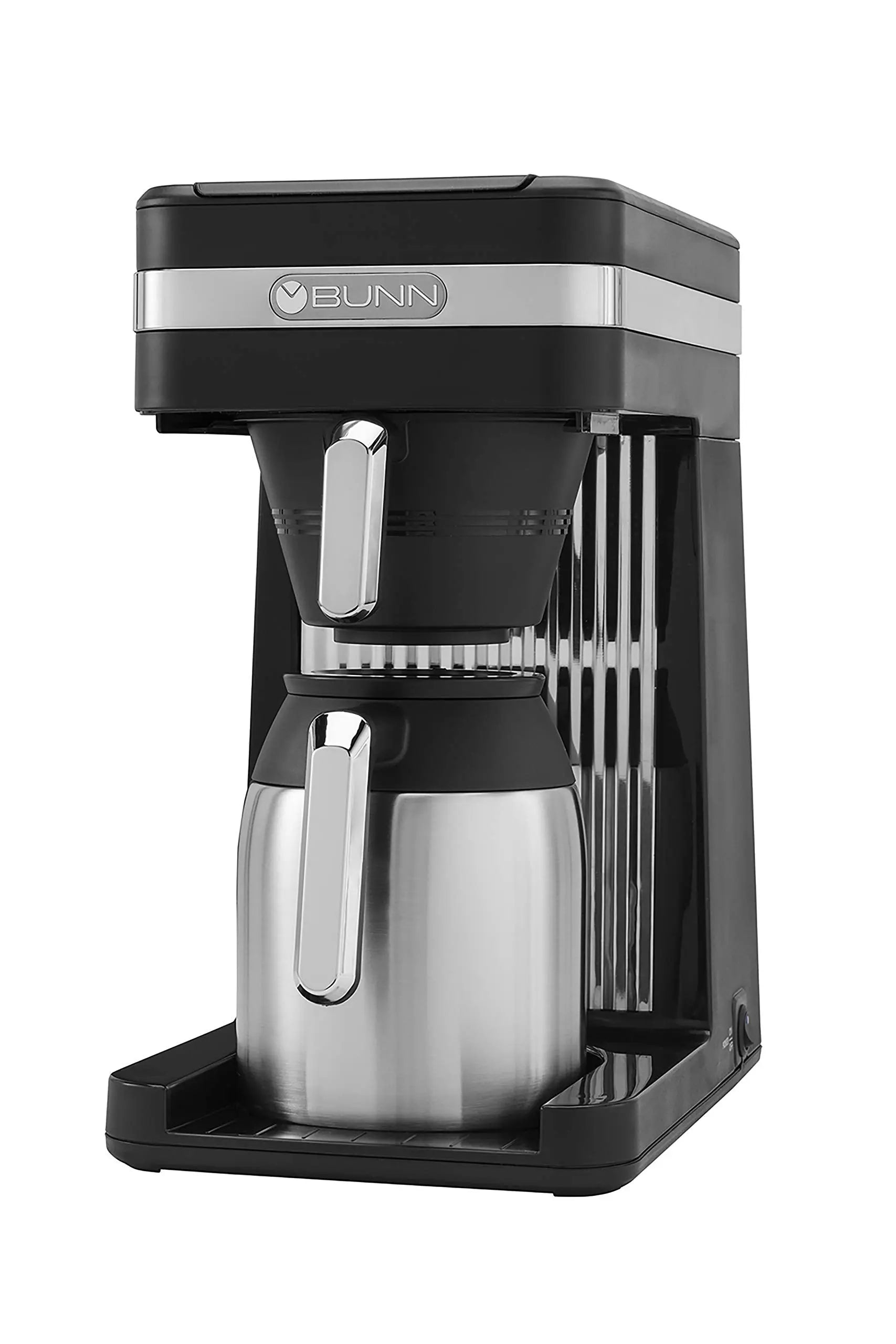 BUNN 55200 CSB3T Speed Brew Platinum Thermal Coffee Maker Stainless Steel, 10-Cup, Black - Crema Peaks Coffee