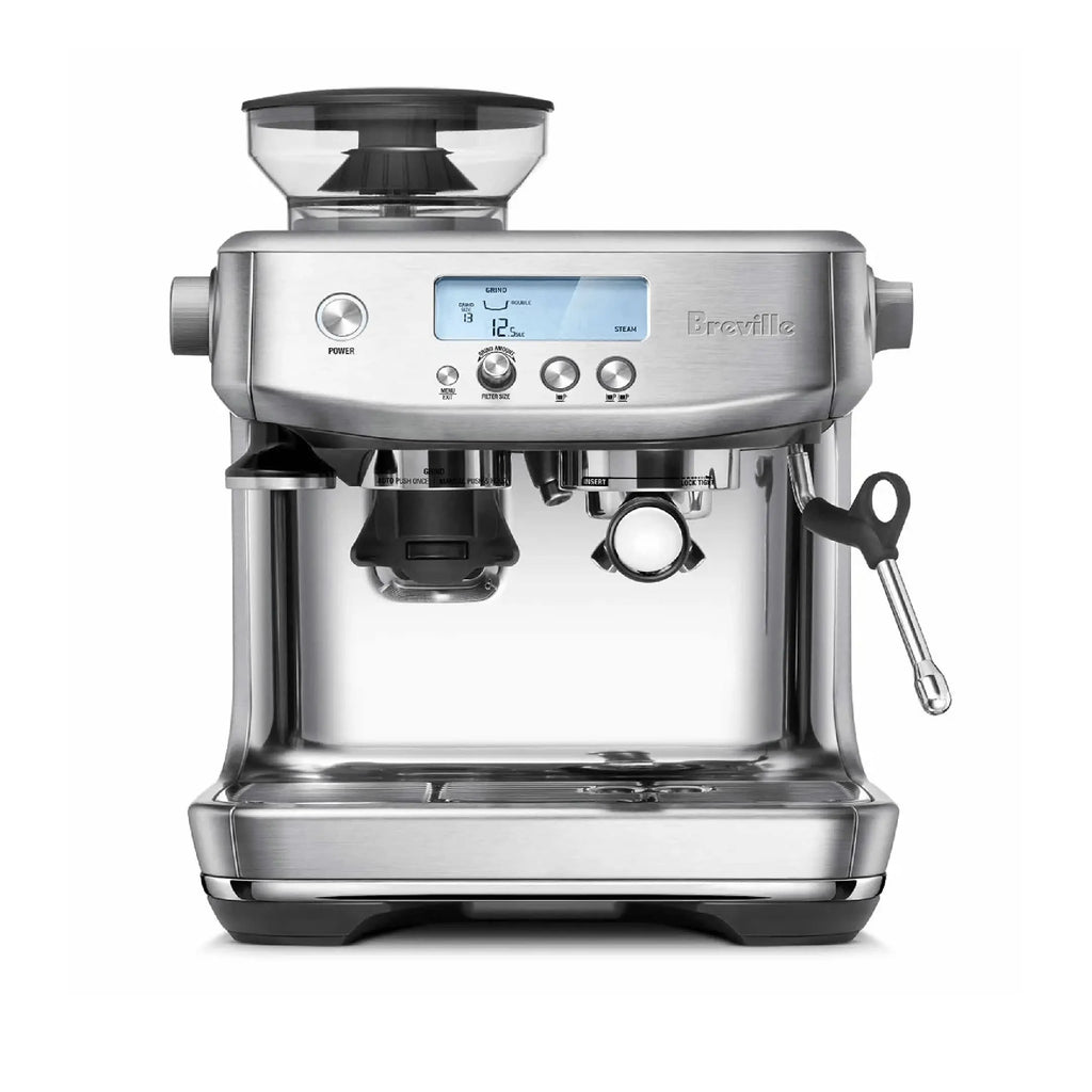Breville Barista Pro Espresso Machine BES878BSS, Brushed Stainless Steel - Crema Peaks Coffee