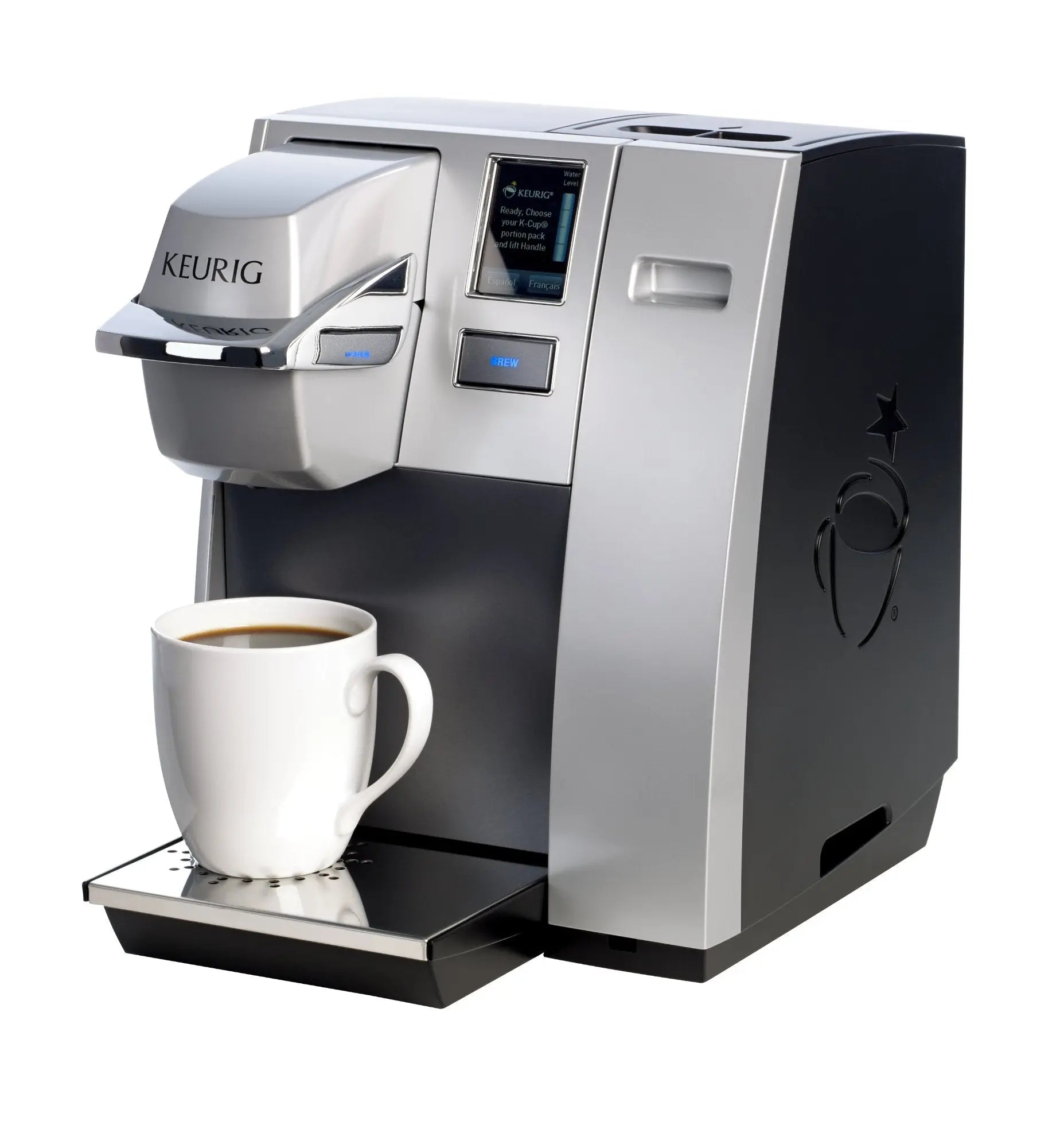Keurig K155 Office Pro Single Cup Commercial K-Cup Pod Coffee Maker, Silver - Crema Peaks Coffee