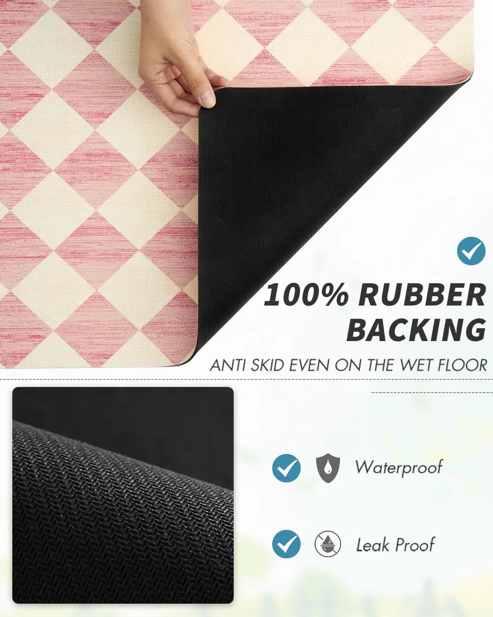 Coffee Mat Hide Stain Rubber Backed Absorbent Dish Drying Mat for Kitchen Counter -AMOAMI Mat Fits Under Coffee Maker or Machine - Crema Peaks Coffee