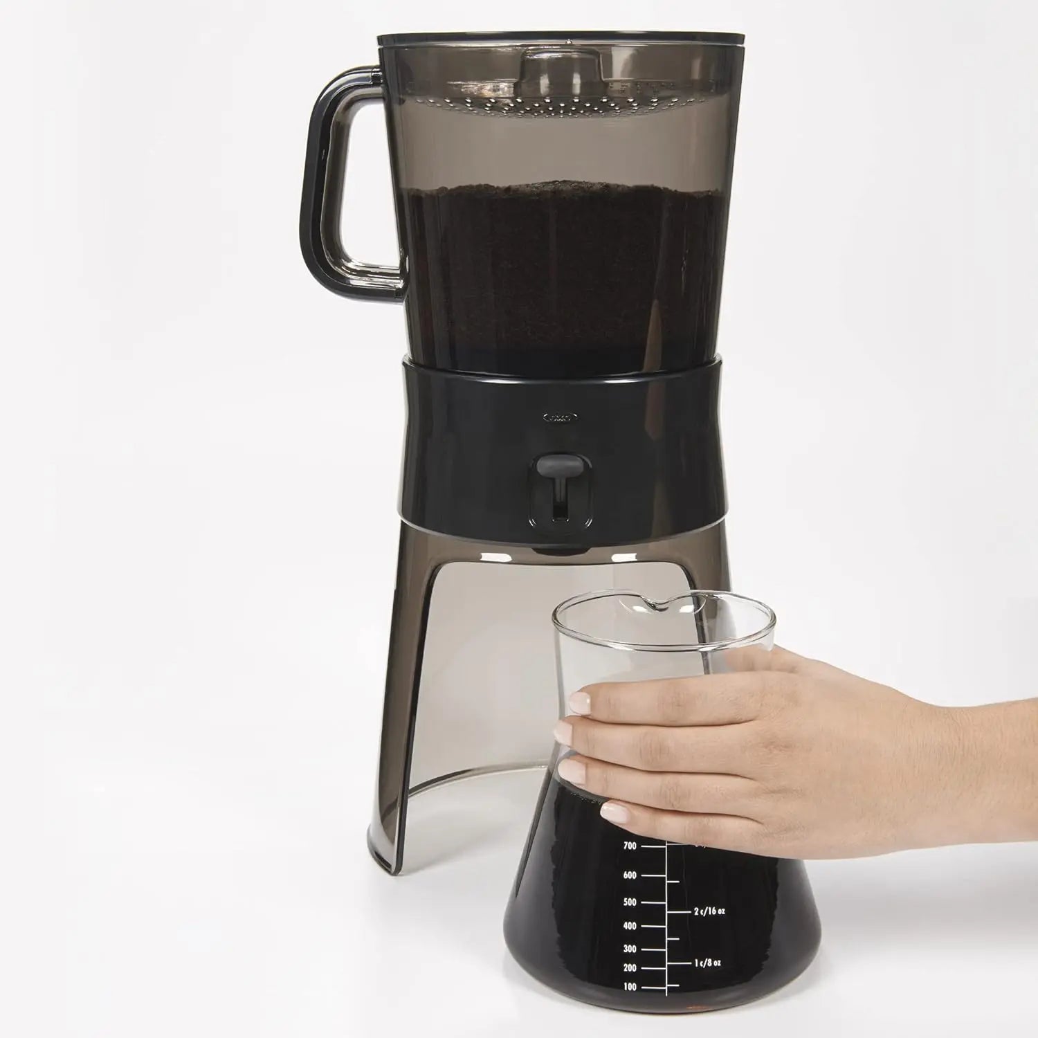 OXO Good Grips Cold Brew Coffee Maker,  32 Ounce - Crema Peaks Coffee