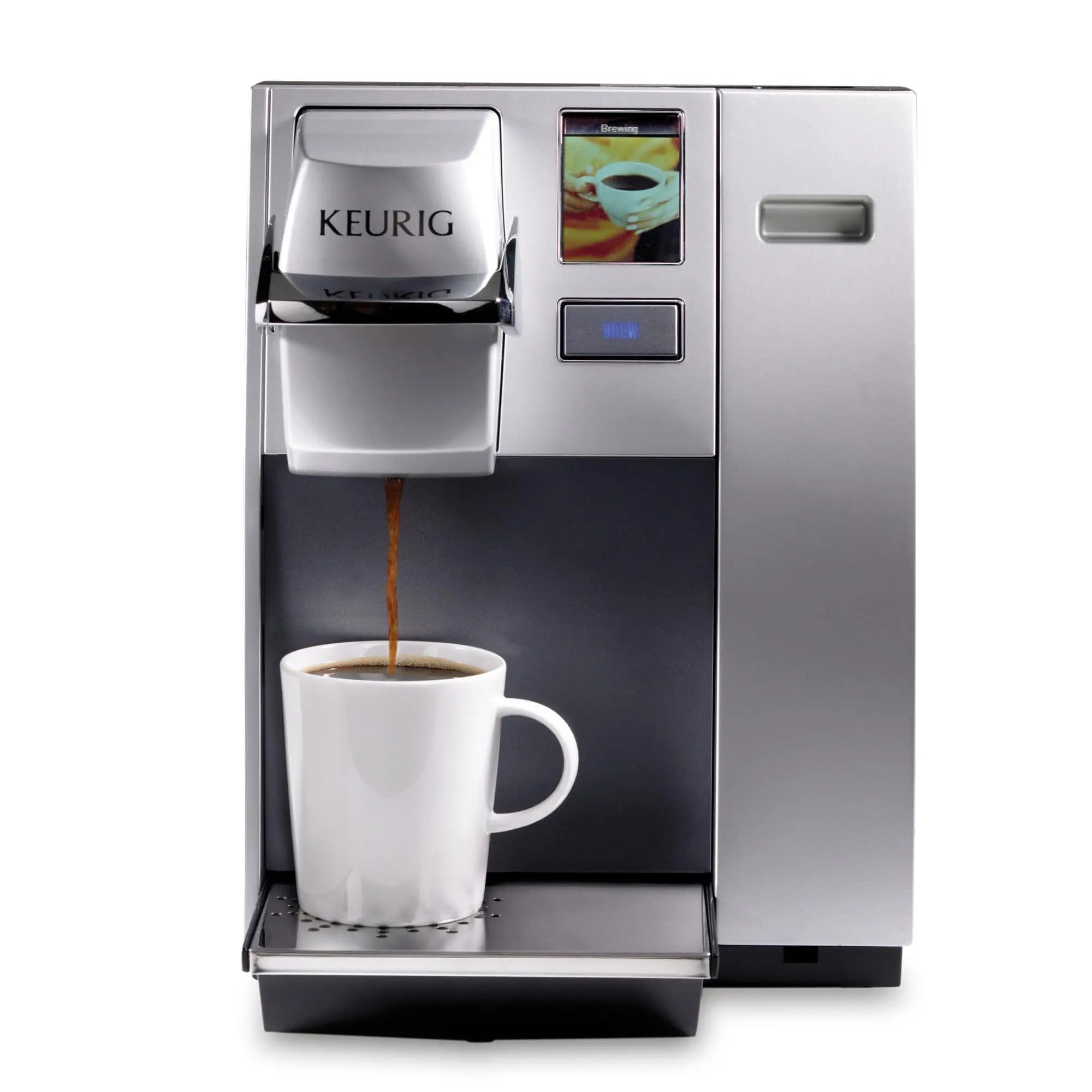 Keurig K155 Office Pro Single Cup Commercial K-Cup Pod Coffee Maker, Silver - Crema Peaks Coffee