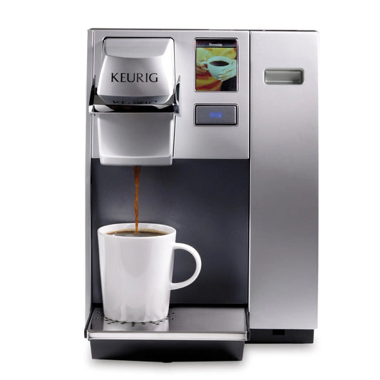 Keurig K155 Office Pro Single Cup Commercial K-Cup Pod Coffee Maker, Silver - Crema Peaks Coffee