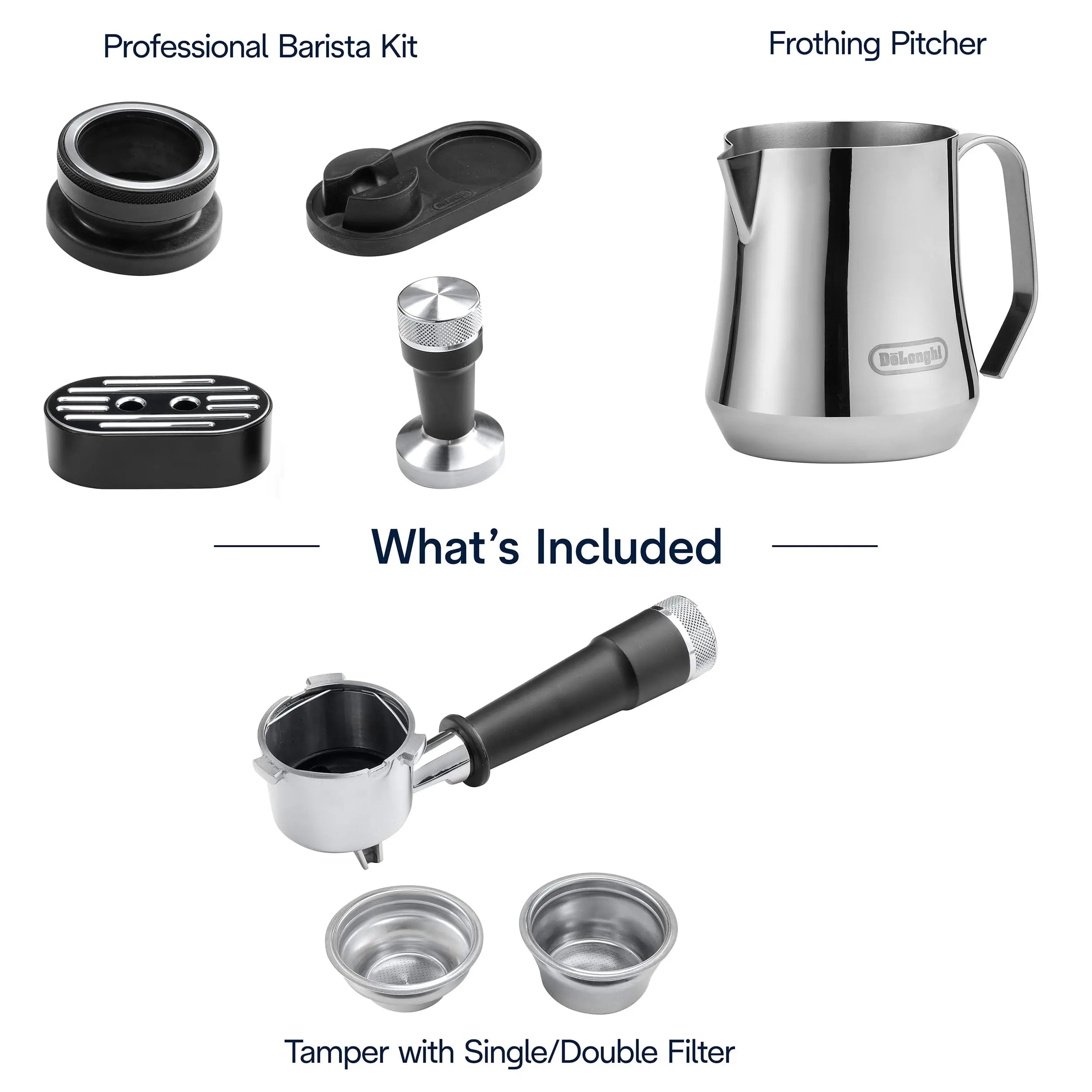 De'Longhi La Specialista Opera Espresso Machine – Cold Brew & Espresso Maker with Smart Tamping, Burr Grinder, Milk Steam Wand/Frother & 19-Bar Pressure – For Lattes & Cappuccinos - Crema Peaks Coffee