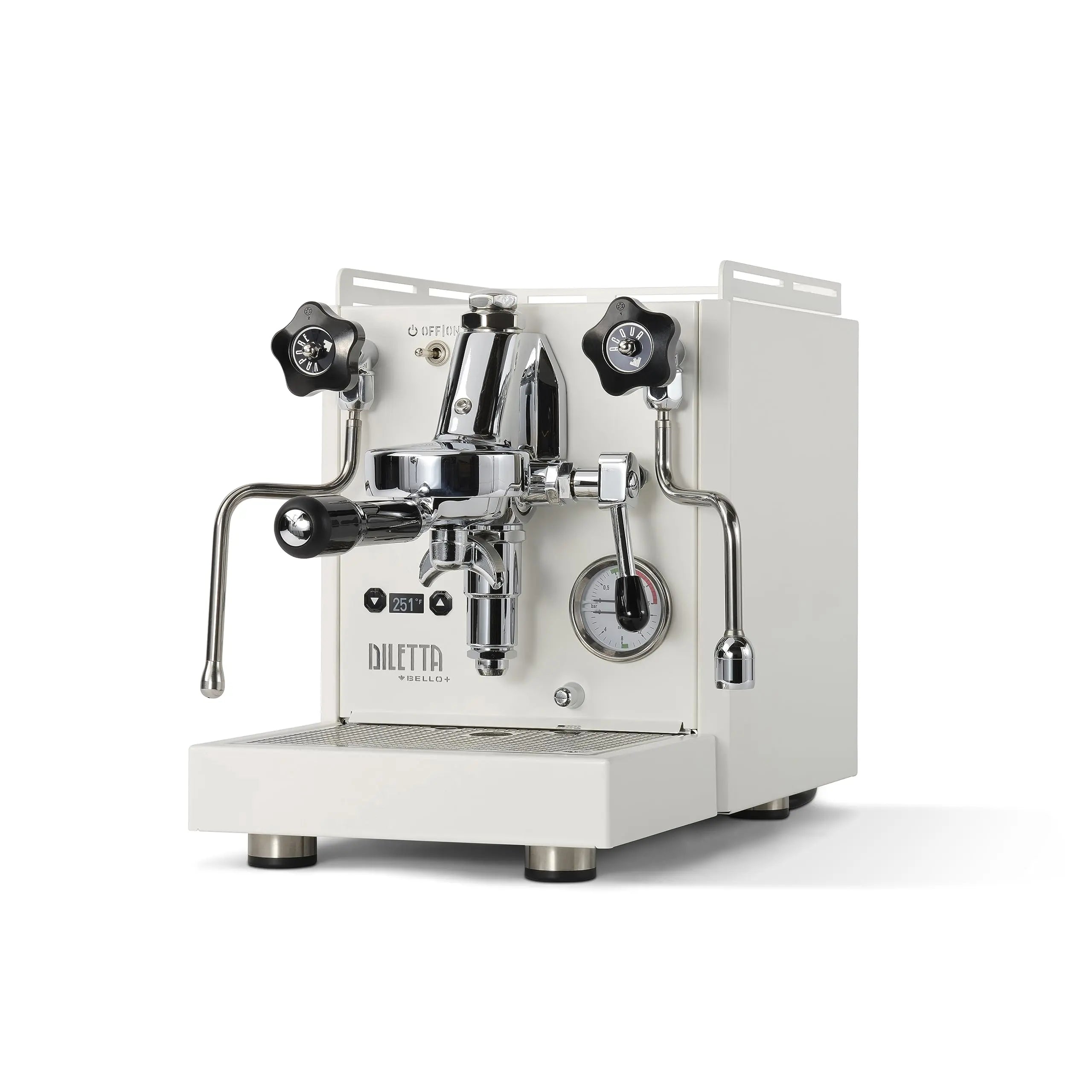 Diletta Bello+ Espresso Machine (White) - Crema Peaks Coffee