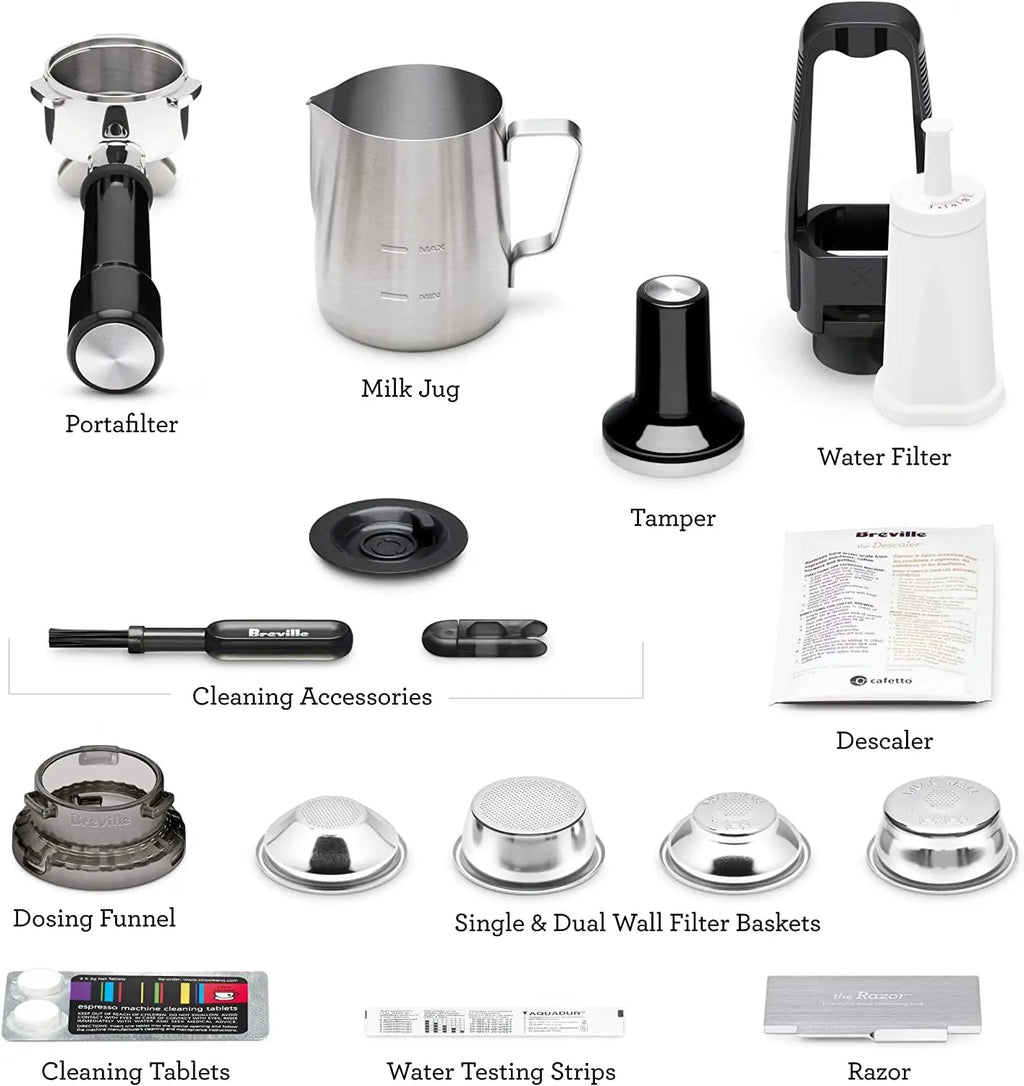Breville Barista Touch Espresso Machine BES880BSS, Brushed Stainless Steel - Crema Peaks Coffee