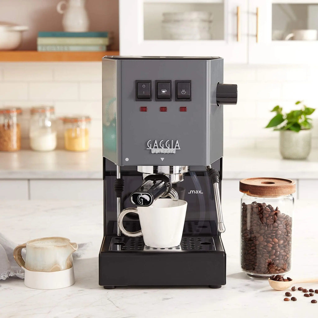 Gaggia RI9380/49 Classic Evo Pro Espresso Machine, Thunder Black, Small - Crema Peaks Coffee