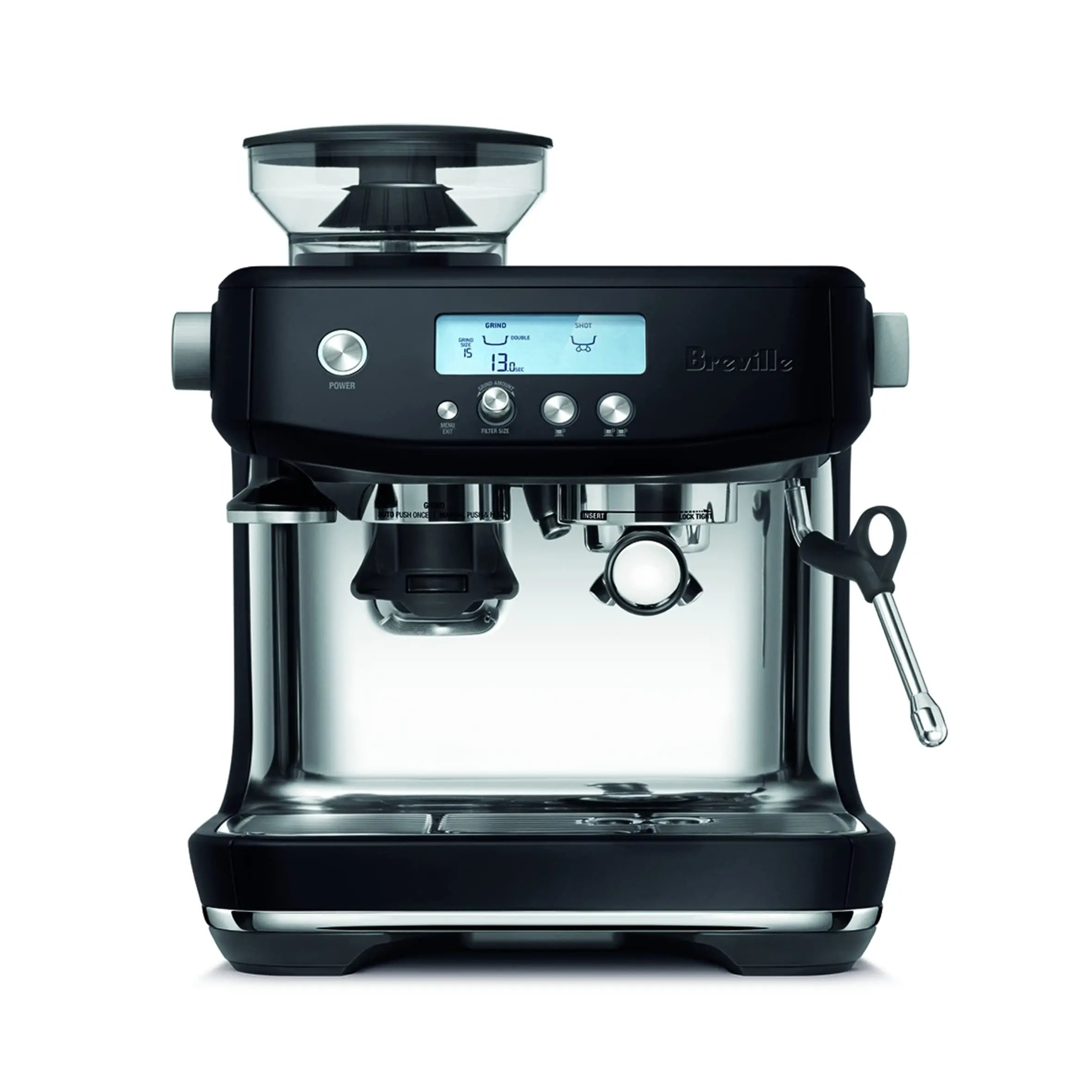 Breville Barista Pro Espresso Machine BES878BSS, Brushed Stainless Steel - Crema Peaks Coffee