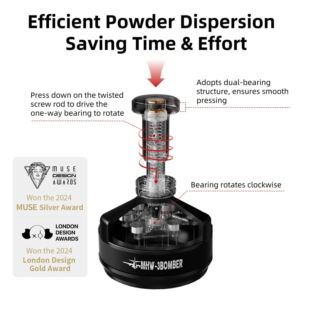 WDT Tool Espresso 54mm for Breville, MHW-3BOMBER Espresso Distribution Tool with Magnetic Base for Barista, Adjustable Depth Needle Distributor Tool, Coffee Stirrer Tools, YU Series Cyclone, T5959 - Crema Peaks Coffee