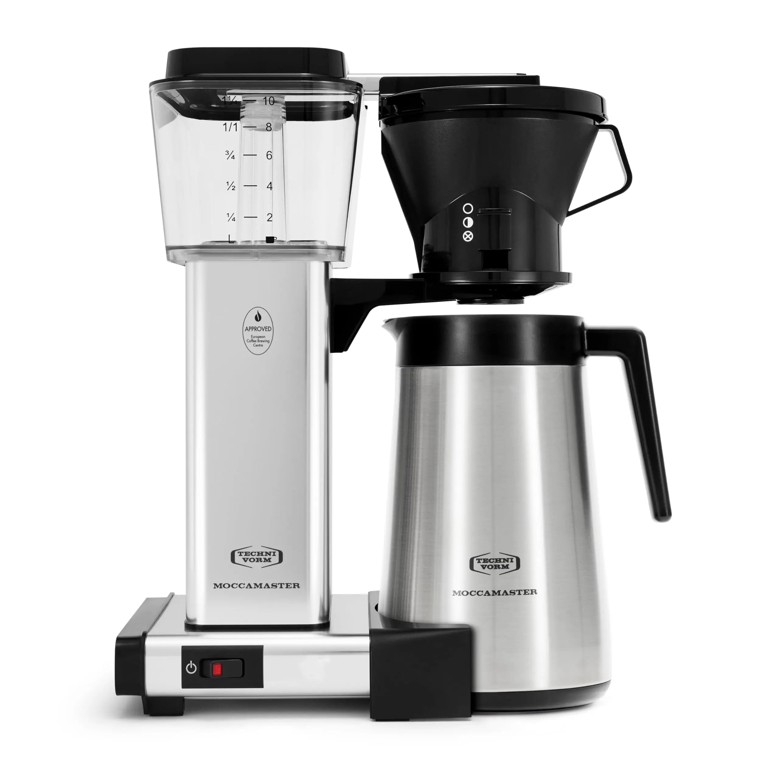 Technivorm Moccamaster 79112 KBT Coffee Brewer, 40 oz, Polished Silver - Crema Peaks Coffee