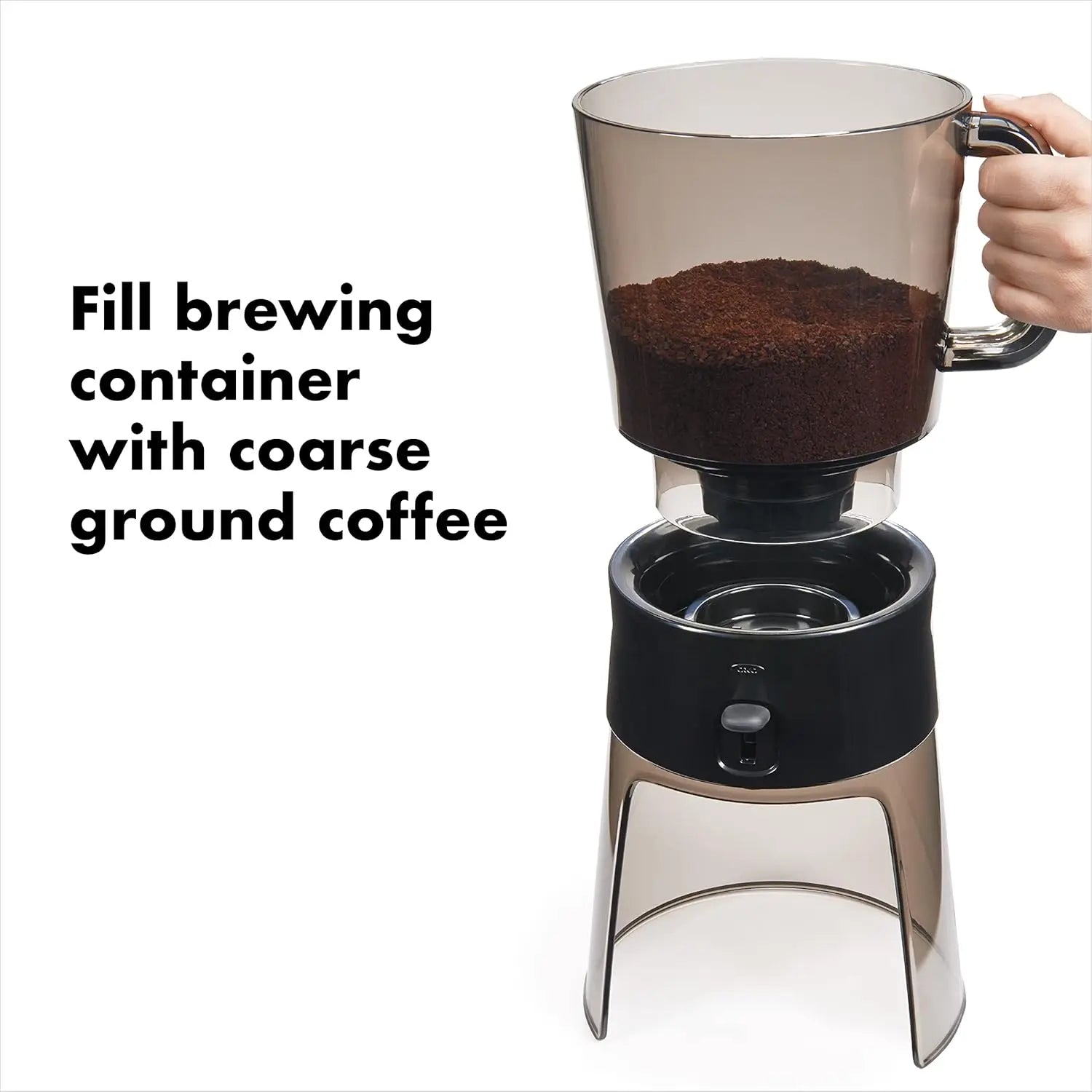 OXO Good Grips Cold Brew Coffee Maker,  32 Ounce - Crema Peaks Coffee