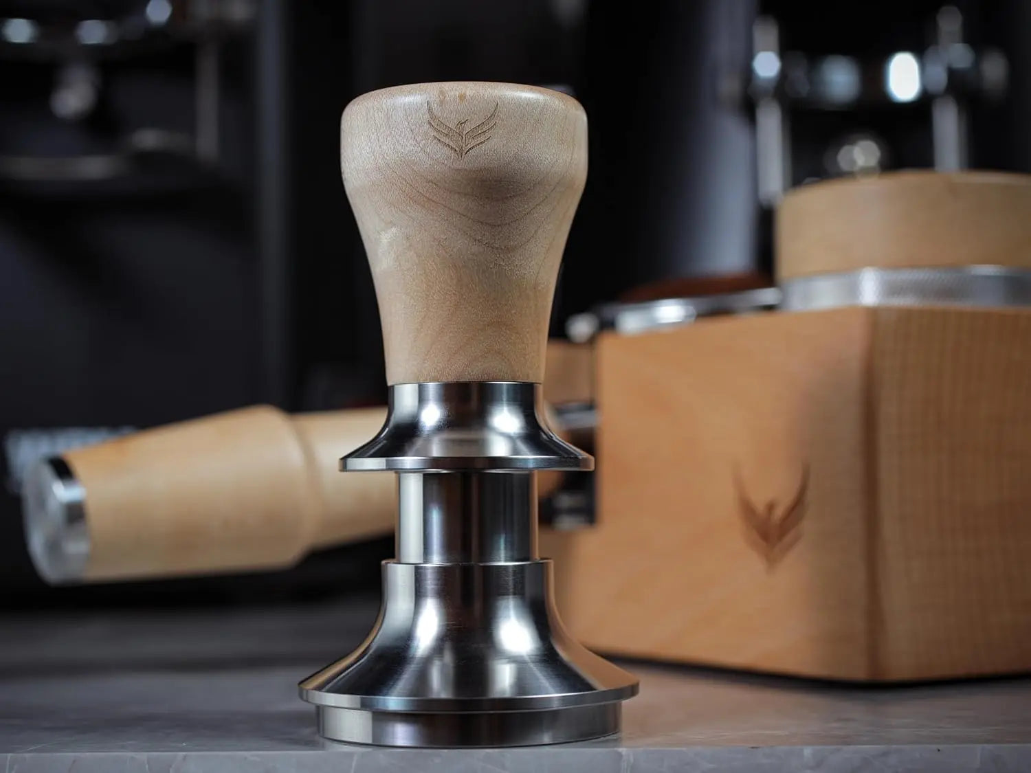 Tamper 58mm Auto-Leveling Calibrated Spring Loaded Design Stainless Steel Ripple Base 58 mm Espresso Tamper Tool with 20lb / 25lb / 30lbs Replacement Springs - Crema Peaks Coffee