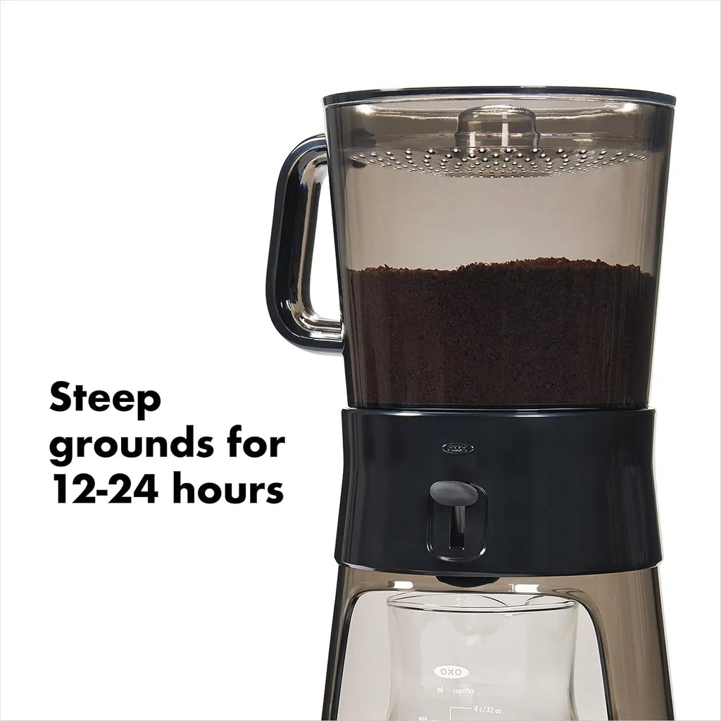 OXO Good Grips Cold Brew Coffee Maker,  32 Ounce - Crema Peaks Coffee
